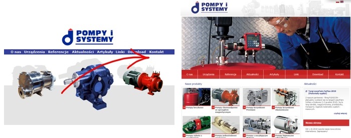 Nowa strona internetowa www.pompy.pl